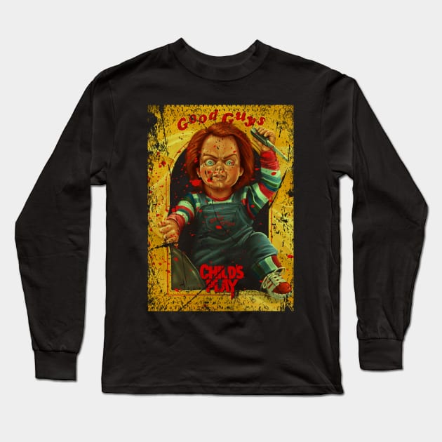 Andy's Nightmare Child's Play Film Tribute Tee Long Sleeve T-Shirt by MilanVerheij Bike